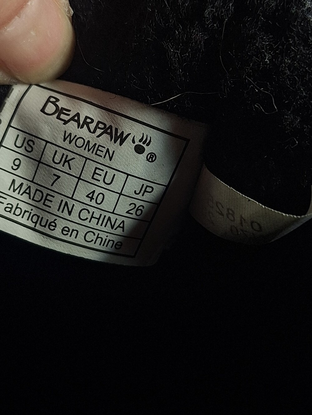 BearPaw Black Tall Faux Fur Winter Boots with Stud Accents Size US 9 Womens - Picture 8 of 9